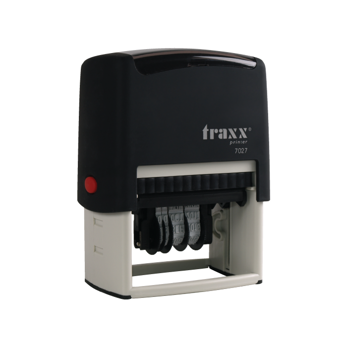 Traxx T-Printer Self Inking Stock Text StampOriginal