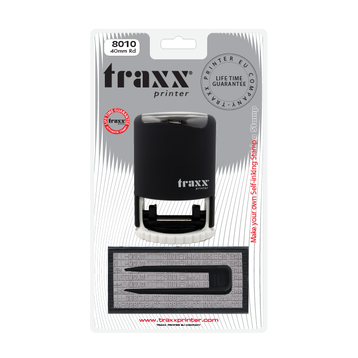 Traxx 9045 Clock Picture Self Inking Stamp